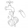 ROMP MOSH TRANSPARENT MALE MASTURBATOR WITH 6 CM REVERSBLE SHEATH