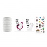 ROMP MOSH TRANSPARENT MALE MASTURBATOR WITH 6 CM REVERSBLE SHEATH