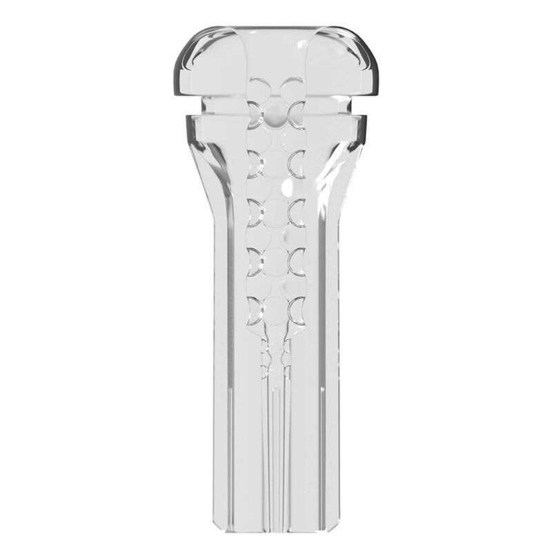 PDX ELITE VIEWTUBE PLUS SEE THRU EZ GRIP TRANSPARENT STROKER 21 CM