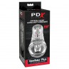 PDX ELITE VIEWTUBE PLUS SEE THRU EZ GRIP TRANSPARENT STROKER 21 CM