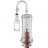 PDX ELITE VIEWTUBE VAC XXL TRANSPARENT STROKER WITH SUCTION PUMP 273 CM
