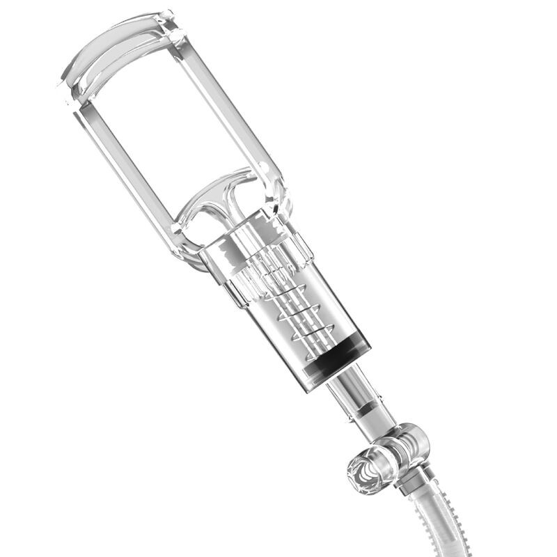 PDX ELITE VIEWTUBE VAC XXL TRANSPARENT STROKER WITH SUCTION PUMP 273 CM