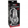 PDX ELITE VIEWTUBE VAC XXL TRANSPARENT STROKER WITH SUCTION PUMP 273 CM