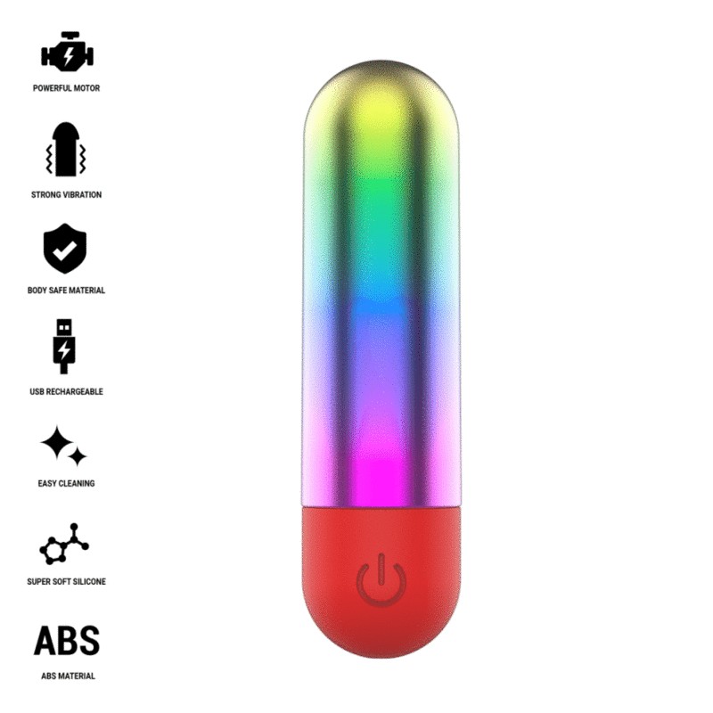INTENSE DEBBIE RAINBOW CLITORIS VIBRATING BULLET