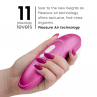 WOMANIZER PRO VIBRANT CLITORAL STIMULATOR PINK