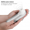 WOMANIZER PRO VIBRANT CLITORAL STIMULATOR SILVER GREY