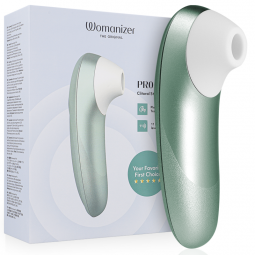 WOMANIZER PRO VIBRANT CLITORAL STIMULATOR SAGE GREEN