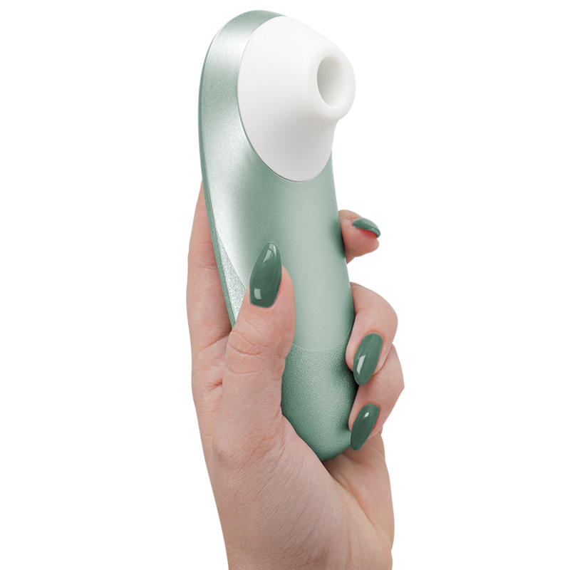 WOMANIZER PRO VIBRANT CLITORAL STIMULATOR SAGE GREEN