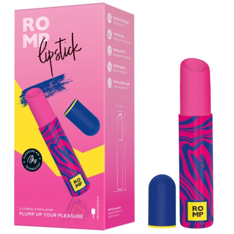 ROMP CLITORAL STIMULATING LIPSTICK 7 LEVELS