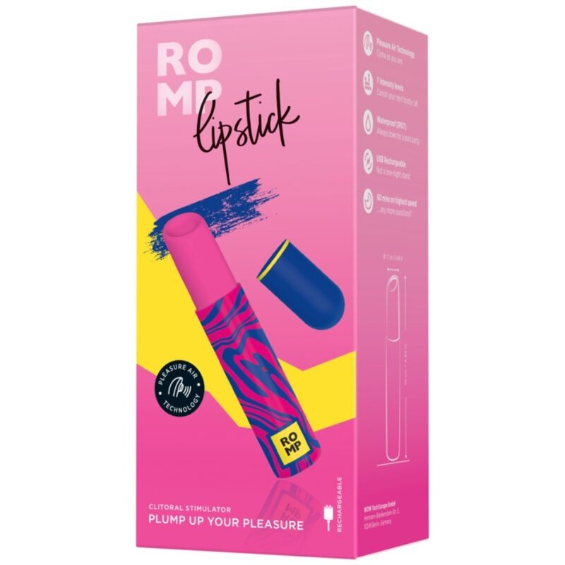 ROMP CLITORAL STIMULATING LIPSTICK 7 LEVELS