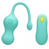 ROMP CELLO MULTIFUNCTION VIBRATING EGG TURQUOISE REMOTE CONTROL
