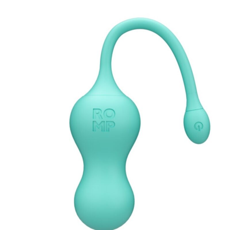ROMP CELLO MULTIFUNCTION VIBRATING EGG TURQUOISE REMOTE CONTROL