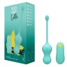 ROMP CELLO MULTIFUNCTION VIBRATING EGG TURQUOISE REMOTE CONTROL
