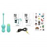 ROMP CELLO MULTIFUNCTION VIBRATING EGG TURQUOISE REMOTE CONTROL
