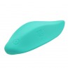 ROMP WAVE VIBRATOR CLITORAL STIMULATOR ERGONOMIC SHAPE AQUA GREEN