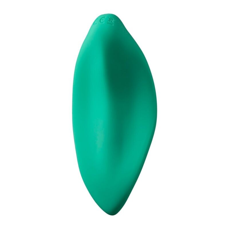 ROMP WAVE VIBRATOR CLITORAL STIMULATOR ERGONOMIC SHAPE AQUA GREEN