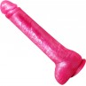 BAILE DONG DILDO REALiSTICO ROSA CON VENTOSA