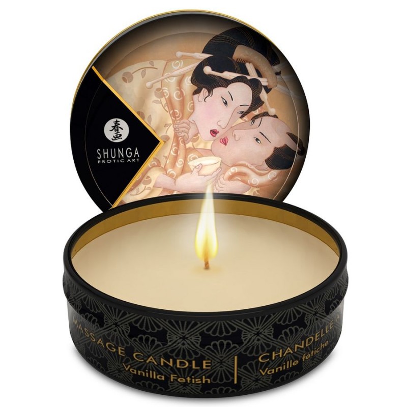 SHUNGA MINI CARESS BY CANDLELIGHT DISPLAY VELAS MASAJE 24 UDS
