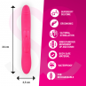MORESSA WARREN IMPULSOR OSCILANTE Y POTENTE VIBRACIoN PREMIUM SILICONA RECARGABLE