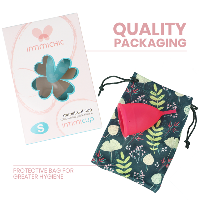 INTIMICHIC COPA MENSTRUAL SILICONA MEDICA TALLA S