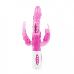 BAILE PRETTY BUNNY TRIPLE VIBRADOR ROTADOR