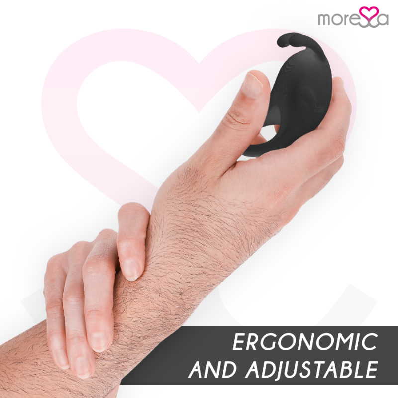 MORESSA BRAD PREMIUM SILICONE RECARGABLE NEGRO