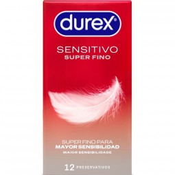 DUREX SENSITIVO SuPER FINO 12 UNIDADES