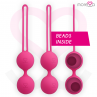 MORESSA OSIAN THREE ENTRENAMIENTO SUELO PELVICO 85 gr PREMIUM SILICONA ROSA