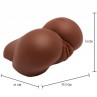 ACT BIG ASS MASTURBADOR REALISTA CON VIBRADOR MARRoN