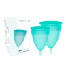STERCUP PACK COPA MENSTRUAL SILICONA FDA TALLA S L AQUAMARINA