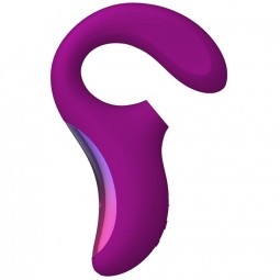 LELO ENIGMA DOBLE ESTIMULACIoN SUCCION MASAJEADOR MORADO