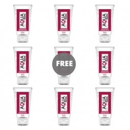 AQUA TRAVEL LUBRICANTE BASE AGUA SABOR FRAMBUESA SALVAJE 50 ML 81 GRATIS