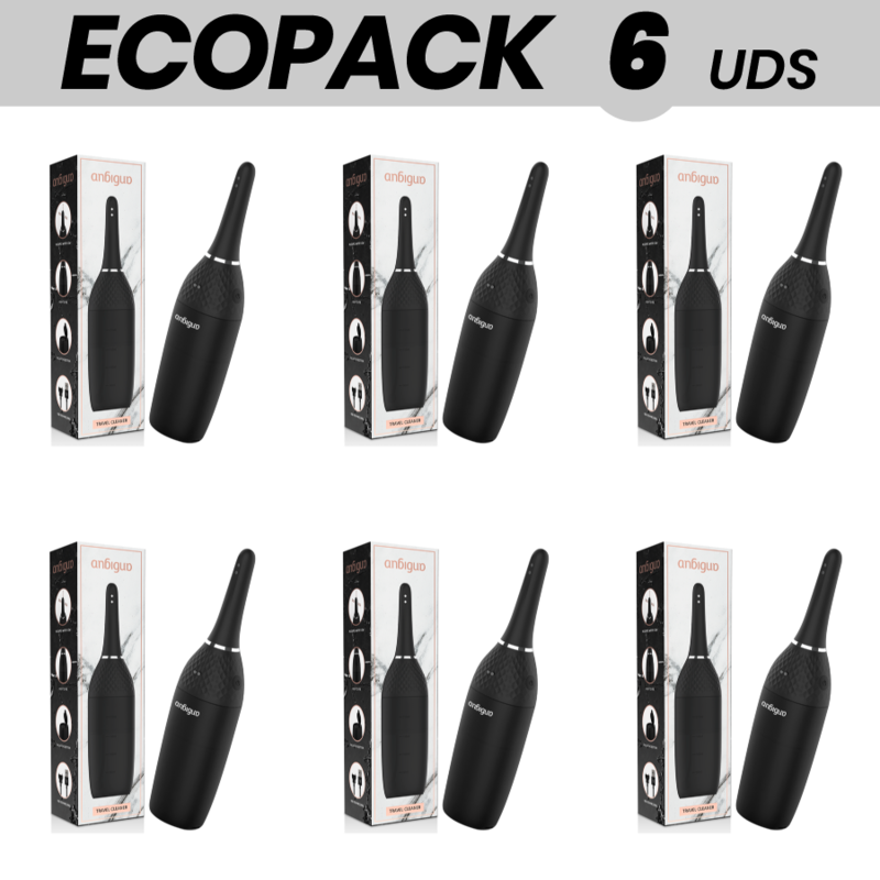 ECOPACK 6 UDS ANBIGUO ULTIMATE LIMPIADOR ANAL AUTOMaTICO 5 INTENSIDADESIS