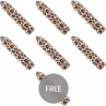 CUSTOM BULLETS BALA RECARGABLE LEOPARD 10 INTENSIDADES 6 1 GRATIS