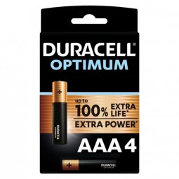 DURACELL OPTIMUM 200 PILA ALCALINA AAA LR03 BLISTER4