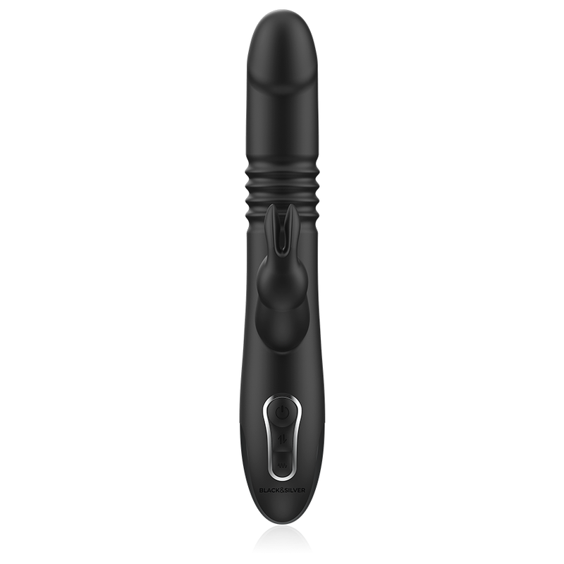 BLACKSILVER KENJI VIBRADOR RABBIT UP DOWN MANDO CONTROL REMOTO WATCHME
