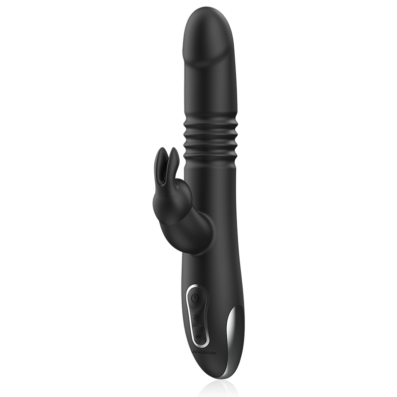 BLACKSILVER KENJI VIBRADOR RABBIT UP DOWN MANDO CONTROL REMOTO WATCHME