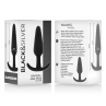 BLACKSILVER HANSEL PLUG ANAL SILICONA CON ASA PEQUENO