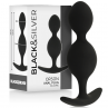 BLACKSILVER ORSON PLUG SILICONA 2 ONDAS ANALES 9 CM