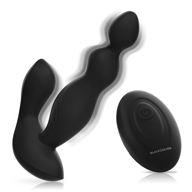 BLACKSILVER CORA PLUG PROSTaTICO SILICONA CONTROL REMOTO