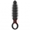BLACKSILVER BOB POTENTE VIBRADOR DILATADOR ANAL SILICONA