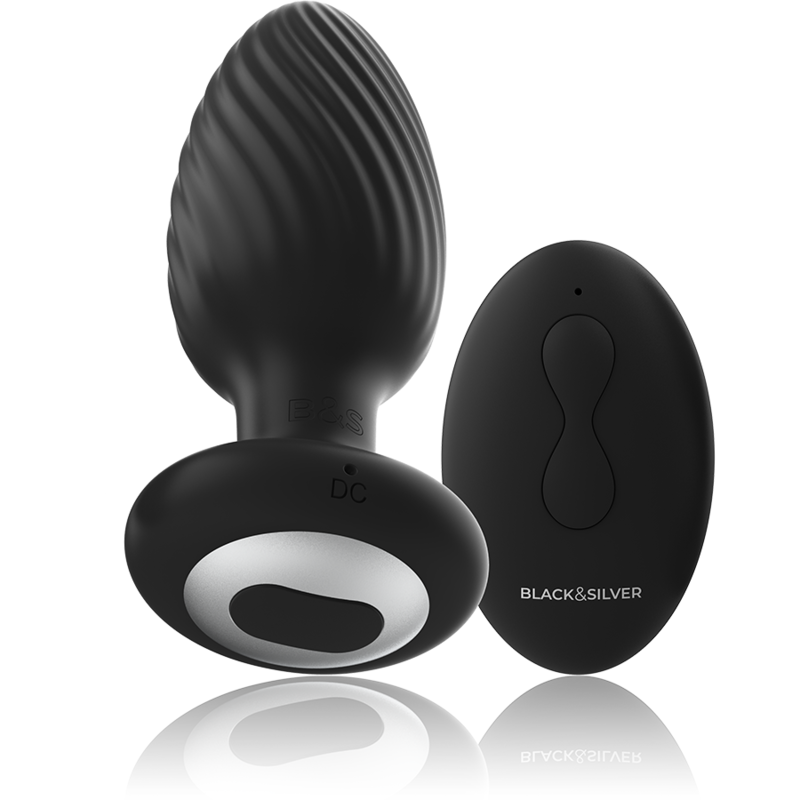 BLACKSILVER WELLS PLUG ROTADOR ANAL SILICONA CONTROL REMOTO