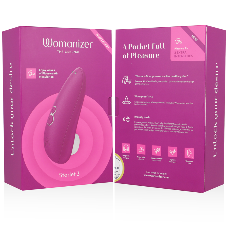 WOMANIZER STARLET 3 ESTIMULADOR CLiTORIS VIOLETA