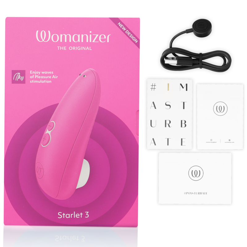 WOMANIZER STARLET 3 ESTIMULADOR CLiTORIS ROSA