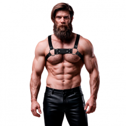 FETISH SUBMISSIVE ATTITUDE ARNeS BULLDOG ECOPIEL PECHO HOMBRE TALLA M L