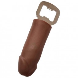 DIABLO PICANTE ABRIDOR CON FORMA PENE GOMA MULATO