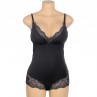 SUBBLIME TEDDY DETALLE ENCAJE FLORAL NEGRO L XL