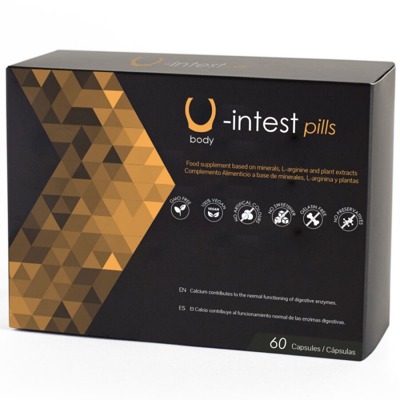 U INTEST Pills Complemento alimenticio para el cuidado digestivo e intestinal