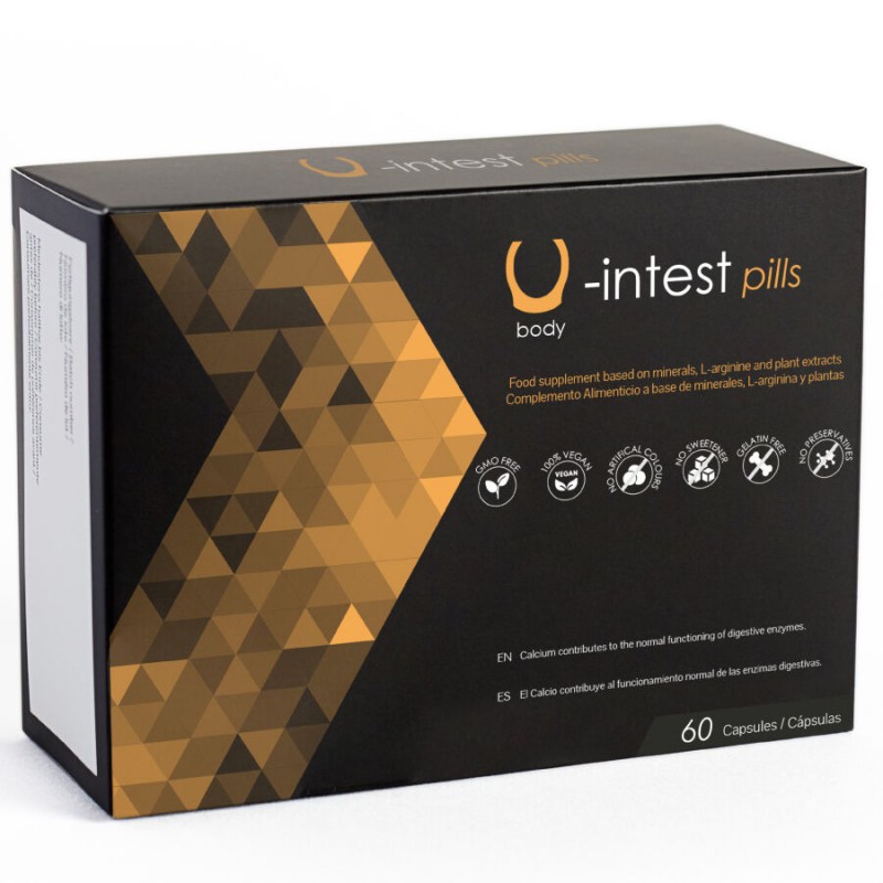 U INTEST Pills Complemento alimenticio para el cuidado digestivo e intestinal