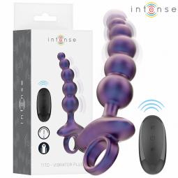 INTENSE TITO PLUG ANAL VIBRADOR MODELO 3 CONTROL REMOTO